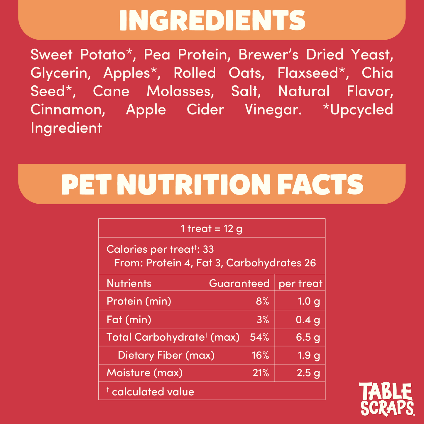 Snow White Apple Crumble Flavor Dog Treats