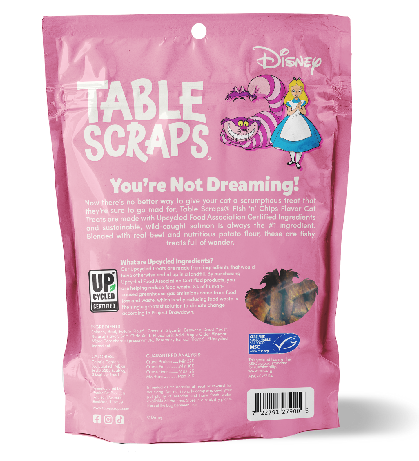 Cheshire Cat Fish 'n' Chips Flavor Cat Treats