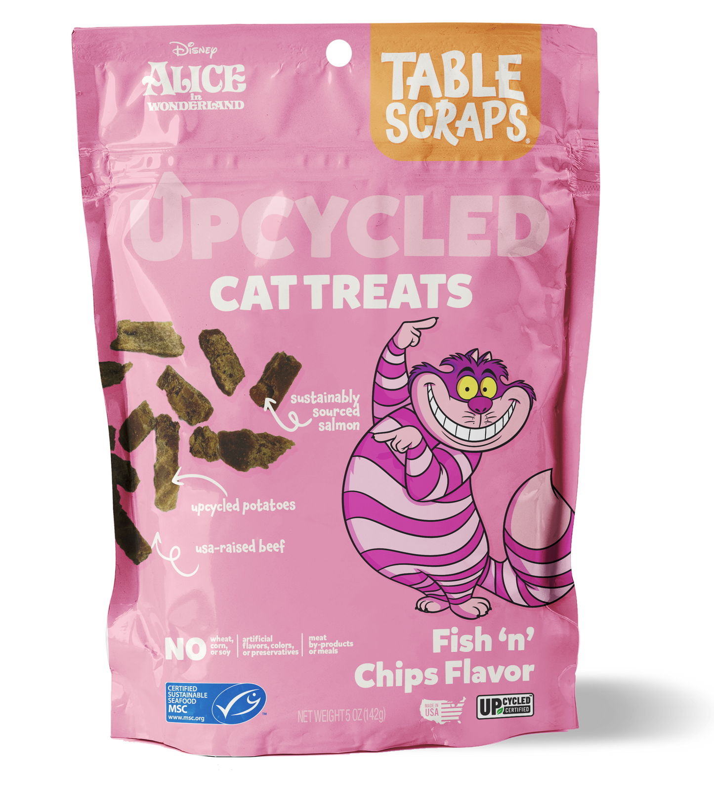 Cheshire Cat Fish 'n' Chips Flavor Cat Treats