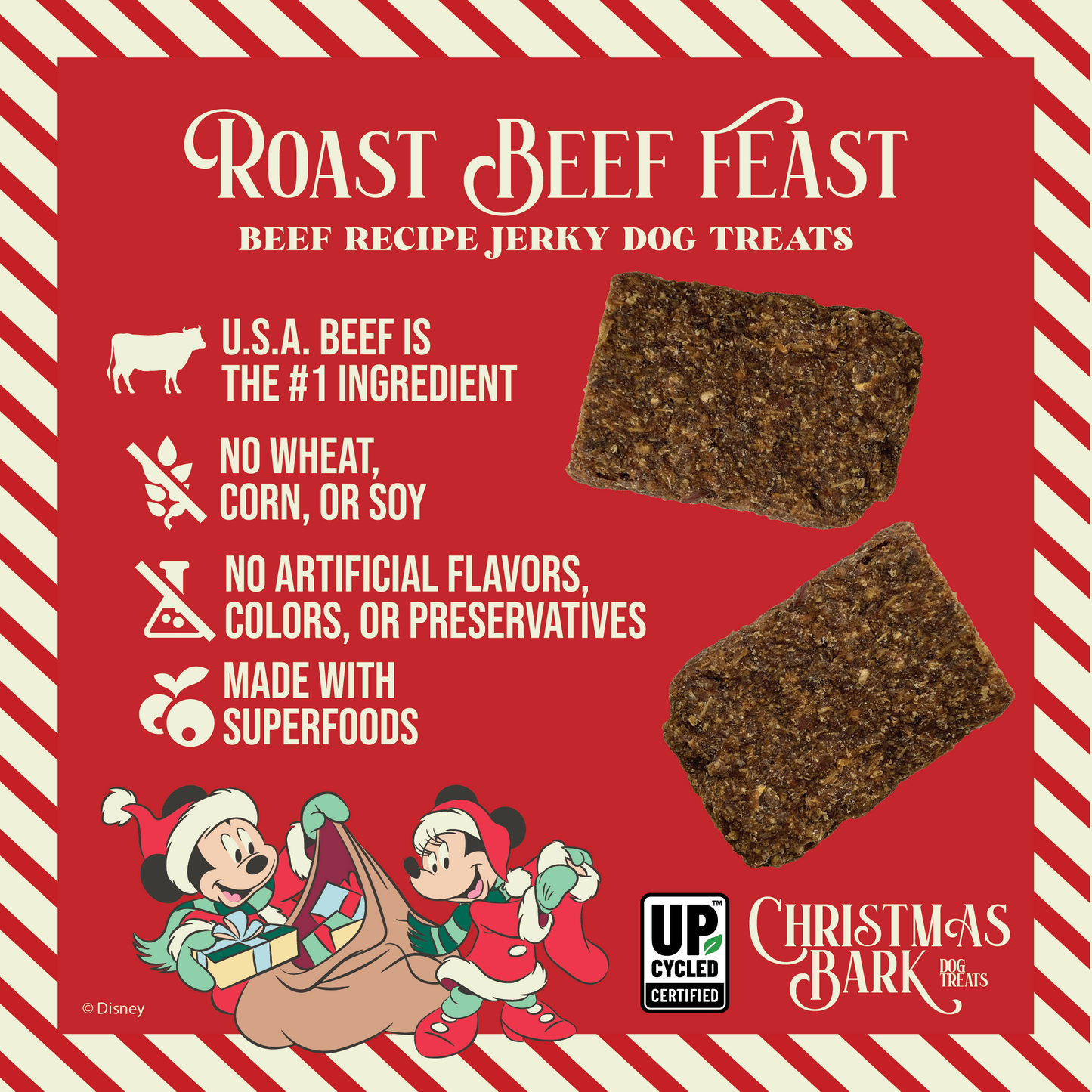 Christmas Bark Roast Beef Feast